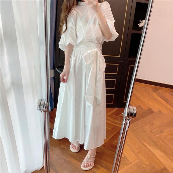 women's blouses & shirts japan style chic summer lantern sleeve women casual comfortable stand collar woman elegant blusas mujer, White
women's blouses & shirts japan style chic summer lantern sleeve women casual comfortable stand collar woman elegant blusas mujer, White