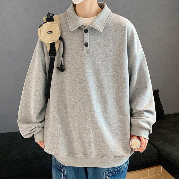 men's hoodies & sweatshirts mens casual men turn down collar fashion button design harajuku style male pullover sweatshirt, Black
men's hoodies & sweatshirts mens casual men turn down collar fashion button design harajuku style male pullover sweatshirt, Black