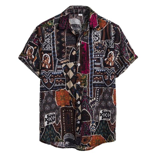 summer vintage shirt for men cardigan short sleeve shirts hawaiian beach clothes ethnic chemise homme men's casual, White;black
summer vintage shirt for men cardigan short sleeve shirts hawaiian beach clothes ethnic chemise homme men's casual, White;black