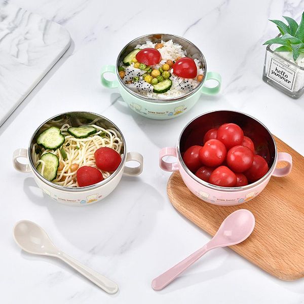 dinnerware sets baby bowl stainless steel insulation spoon set children tableware cartoon printed 300ml
dinnerware sets baby bowl stainless steel insulation spoon set children tableware cartoon printed 300ml