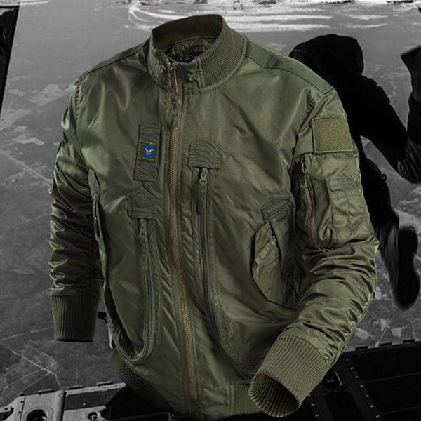 men's jackets men outdoor jacket waterproof windproof breathable large capacity pocket trekking camping male bomber, Black;brown
men's jackets men outdoor jacket waterproof windproof breathable large capacity pocket trekking camping male bomber, Black;brown