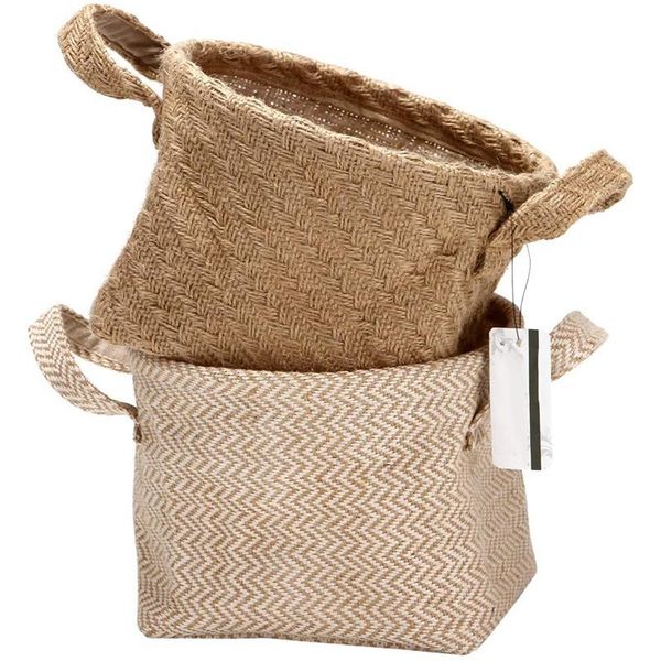 pcs storage baskets,organizer box bins in jute with handle,decorative for home toiletry/sundries/toys baskets
pcs storage baskets,organizer box bins in jute with handle,decorative for home toiletry/sundries/toys baskets