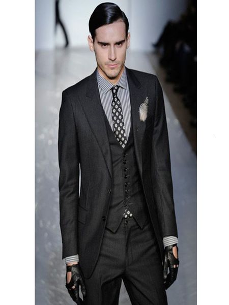 men's suits & blazers groom-style gray charcoal godfathers lapel wedding/dinner suits man groom (jacket + pants vest tie), White;black
men's suits & blazers groom-style gray charcoal godfathers lapel wedding/dinner suits man groom (jacket + pants vest tie), White;black