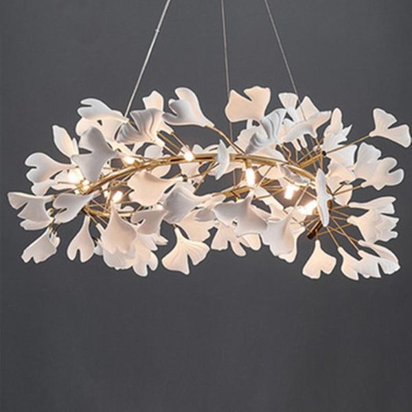 nordic ceramic ginkgo petal staircase chandelier el lobby high-end villa corridor art restaurant pendant lamps
nordic ceramic ginkgo petal staircase chandelier el lobby high-end villa corridor art restaurant pendant lamps