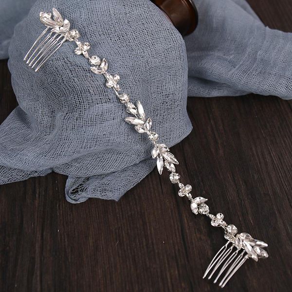 hair clips & barrettes elegant comb women's wedding decor rhinestone and leaf fashion beautiful headdress accessories for bride bridesm, Golden;silver
hair clips & barrettes elegant comb women's wedding decor rhinestone and leaf fashion beautiful headdress accessories for bride bridesm, Golden;silver