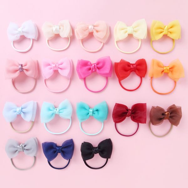 newborn 4" chiffon bows nylon turban headband for children girls kids hand tied lace bow headband hair accessories, Slivery;white
newborn 4" chiffon bows nylon turban headband for children girls kids hand tied lace bow headband hair accessories, Slivery;white