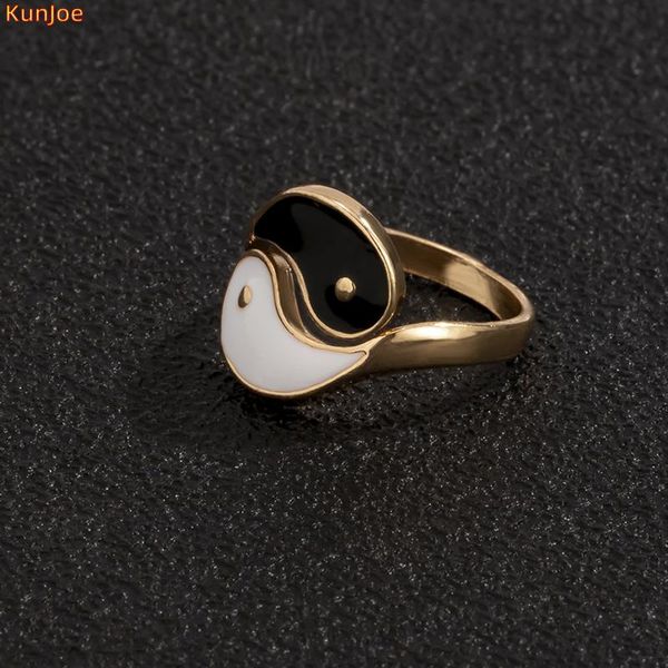 cluster rings kunjoe punk fashion taoist bagua yin yang tai chi men's ring chinese style for women vintage finger jewelry gifts, Golden;silver
cluster rings kunjoe punk fashion taoist bagua yin yang tai chi men's ring chinese style for women vintage finger jewelry gifts, Golden;silver