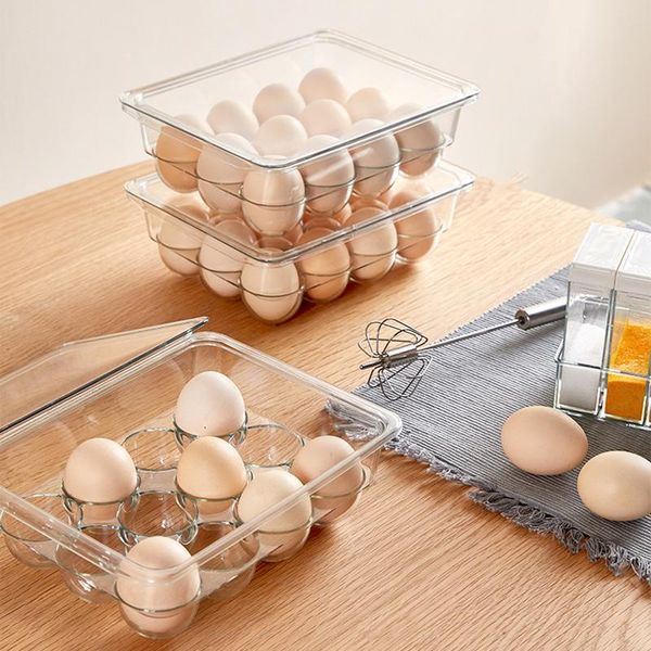 storage bottles & jars transparent 12/14 grids refrigerator egg holder box with lid kitchen freshness separated food savers tray
storage bottles & jars transparent 12/14 grids refrigerator egg holder box with lid kitchen freshness separated food savers tray