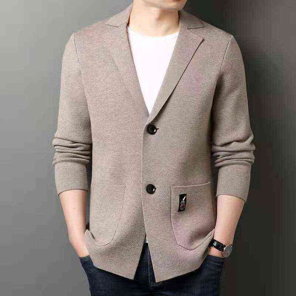 luxury party jackets lapel cardigan autumn and winter men's sweater coat slim fit knitted bottomed men's, Black
luxury party jackets lapel cardigan autumn and winter men's sweater coat slim fit knitted bottomed men's, Black