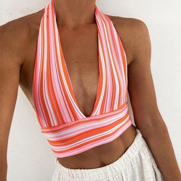 deep v neck knit crop women blue backless off shoulder summer beach halter bandage tanks camisoles, Black;white
deep v neck knit crop women blue backless off shoulder summer beach halter bandage tanks camisoles, Black;white