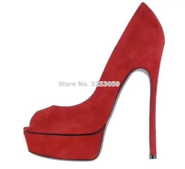 women red black suede platform dress pumps graceful stiletto heels open toe wedding shoes thin heel dropship
women red black suede platform dress pumps graceful stiletto heels open toe wedding shoes thin heel dropship