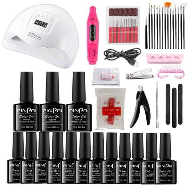 nail art kits manicure set for 12 kind polish kit with drill machine lamp acrylic tools
nail art kits manicure set for 12 kind polish kit with drill machine lamp acrylic tools