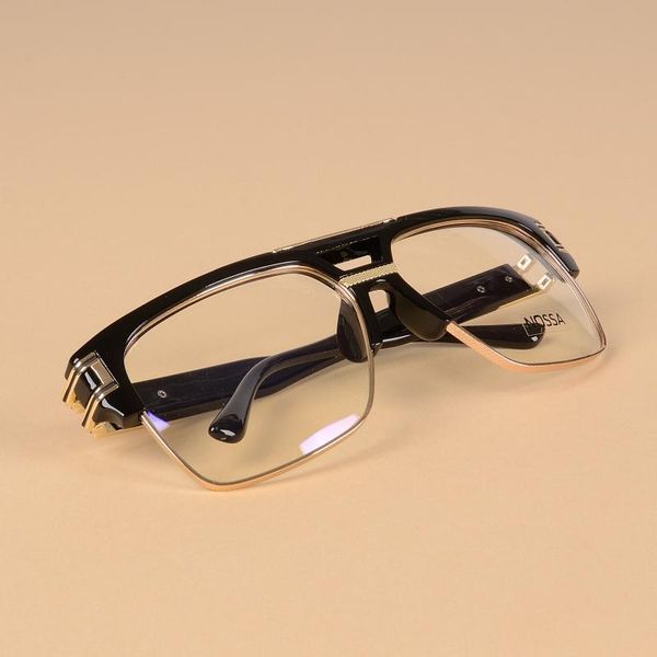 cool personality big frame glasses women clear lens spectacles stylish individuality optical men trendy metal fashion sunglasses frames, Black
cool personality big frame glasses women clear lens spectacles stylish individuality optical men trendy metal fashion sunglasses frames, Black