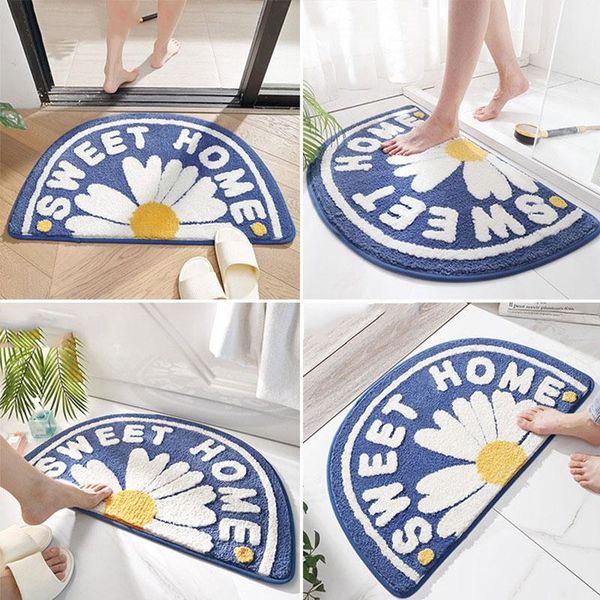 bath mats custom nordic daisy bathroom doormat super absorbent floor soft fiber carpet flocking home decoration non-slip pads
bath mats custom nordic daisy bathroom doormat super absorbent floor soft fiber carpet flocking home decoration non-slip pads