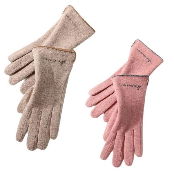 five fingers gloves women winter touch screen plus velvet thicken keep warn cashmere elegant female retro letter embroidery cycling, Blue;gray
five fingers gloves women winter touch screen plus velvet thicken keep warn cashmere elegant female retro letter embroidery cycling, Blue;gray