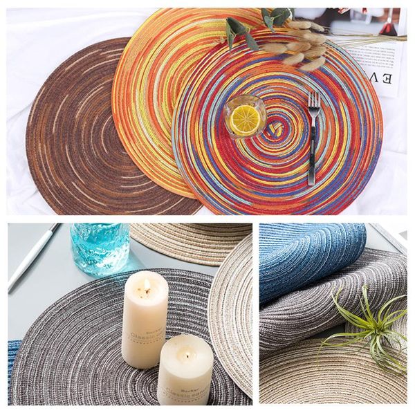 mats & pads 18/30/36cm table placemats for mat ramie insulation pad linen non slip home kitchen decor
mats & pads 18/30/36cm table placemats for mat ramie insulation pad linen non slip home kitchen decor