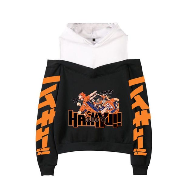 women's hoodies & sweatshirts anime haikyuu women karasuno high school volleyball club long sleeve off shoulder fleece hooded jacket, Black
women's hoodies & sweatshirts anime haikyuu women karasuno high school volleyball club long sleeve off shoulder fleece hooded jacket, Black