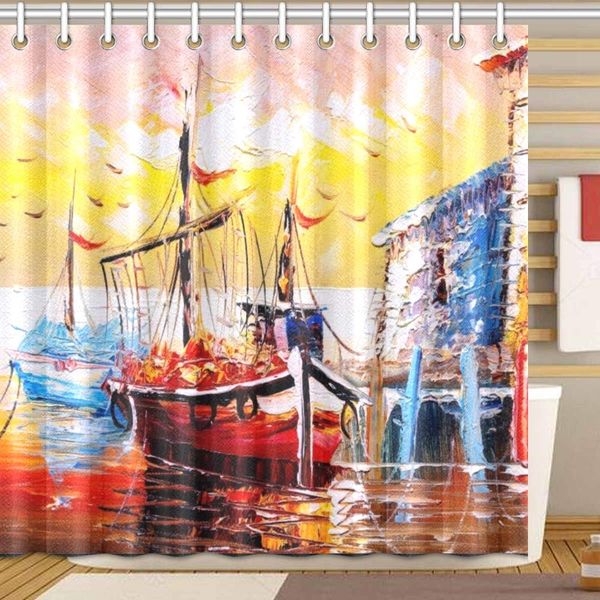 gondola ship venice italy oil painting shower curtain bathroom sets, novelty bath decoration polyester curtain 72 x 72 inches
gondola ship venice italy oil painting shower curtain bathroom sets, novelty bath decoration polyester curtain 72 x 72 inches