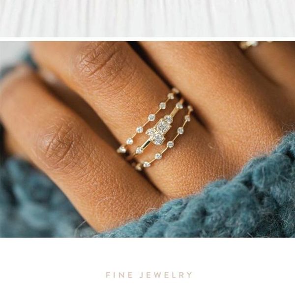 wedding rings 3pcs/set bohemian exquisite crown flower shape gold geometric joint ring set for women crystal party jewelry gifts, Slivery;golden
wedding rings 3pcs/set bohemian exquisite crown flower shape gold geometric joint ring set for women crystal party jewelry gifts, Slivery;golden