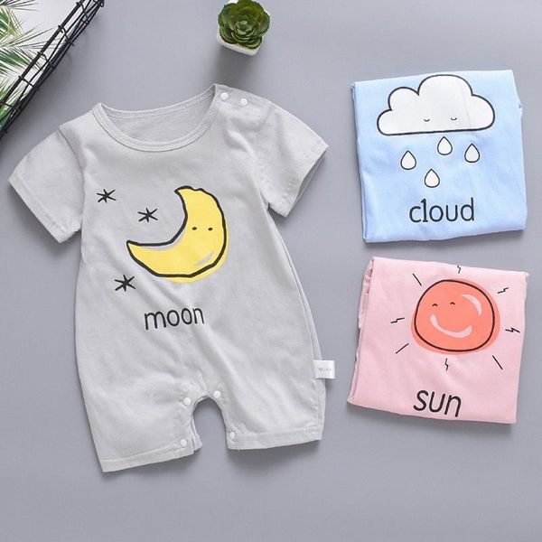 born baby boy girl short sleeve jumpsuit sun cloud moon print rompers set jumpsuits, Blue
born baby boy girl short sleeve jumpsuit sun cloud moon print rompers set jumpsuits, Blue
