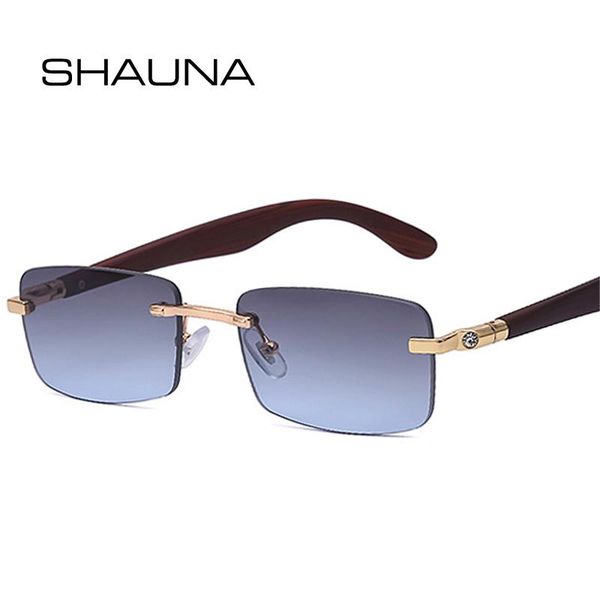 sunglasses shauna retro small rectangle rimless women fashion gradient eyewear men square shades uv400 trending sun glasses, White;black
sunglasses shauna retro small rectangle rimless women fashion gradient eyewear men square shades uv400 trending sun glasses, White;black