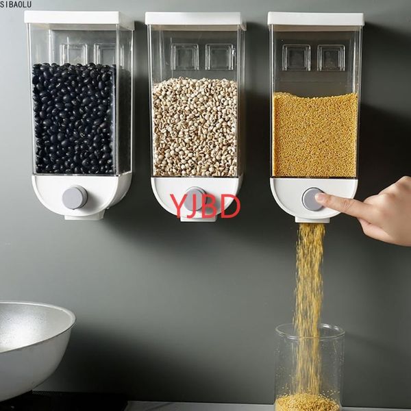 storage box wall hanging tank plastic airtight container kitchen grain rice beans sealed jars dispenser bottles
storage box wall hanging tank plastic airtight container kitchen grain rice beans sealed jars dispenser bottles