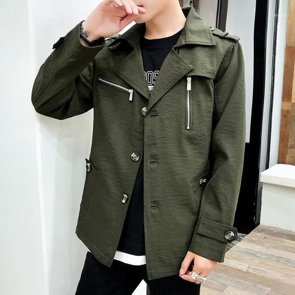 men's jackets korean fashion jacket military trench coat 2021 men turndown collar clothing trends slim fit casual, Black;brown
men's jackets korean fashion jacket military trench coat 2021 men turndown collar clothing trends slim fit casual, Black;brown