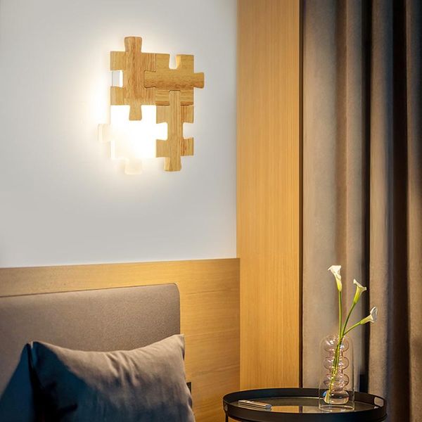 wall lamp nordic bedside aisle led combination puzzle personality creative solid wood bedroom room ultra-thin
wall lamp nordic bedside aisle led combination puzzle personality creative solid wood bedroom room ultra-thin