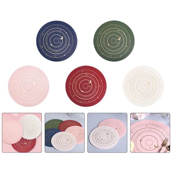 mats & pads 5pcs household leather coasters cup heat resistant (assorted color) 
mats & pads 5pcs household leather coasters cup heat resistant (assorted color)