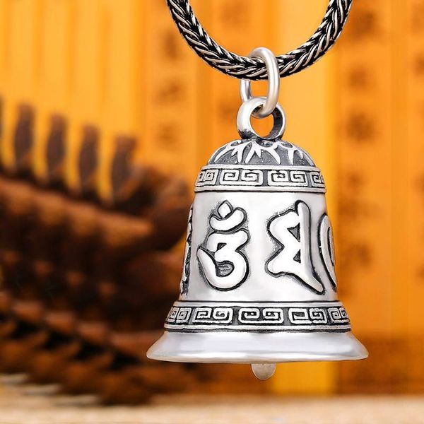 chains six-character mantra necklace men's retro lucky amulet keychain pendant personalized jewelry accessories, Silver
chains six-character mantra necklace men's retro lucky amulet keychain pendant personalized jewelry accessories, Silver