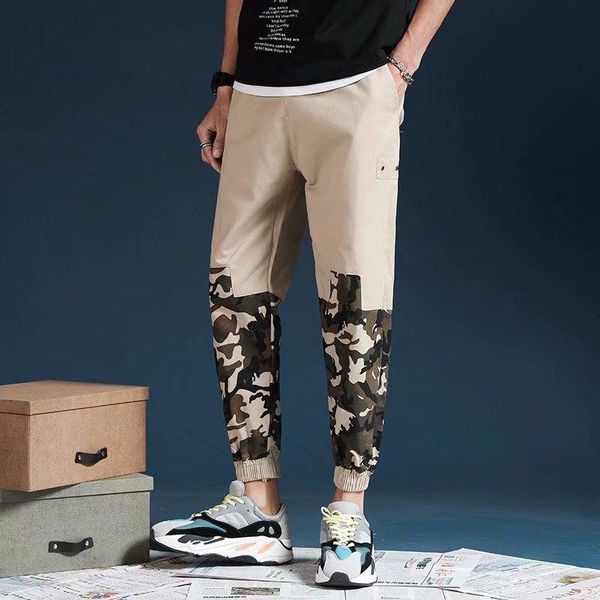men's pants casual mens gothic splice camouflage elastic waist ankle-length trousers street attire harajuku jogging sweatpants men, Black
men's pants casual mens gothic splice camouflage elastic waist ankle-length trousers street attire harajuku jogging sweatpants men, Black
