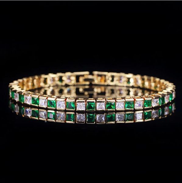 choucong brand new wedding bracelets luxury jewelry 18k gold fill princess cut 5a cubic zircon emerald gemstones eternity party women bangle, Golden;silver
choucong brand new wedding bracelets luxury jewelry 18k gold fill princess cut 5a cubic zircon emerald gemstones eternity party women bangle, Golden;silver