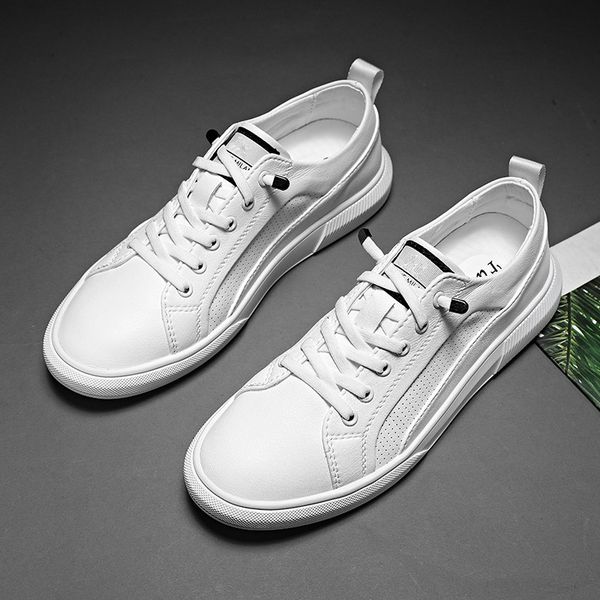 2021 New Style Casual Mens Leather Shoes Sole Lace-up Sneakers Embroidered Decoration Men Footwear Whtie Fashion Flats %, White
2021 New Style Casual Mens Leather Shoes Sole Lace-up Sneakers Embroidered Decoration Men Footwear Whtie Fashion Flats %, White