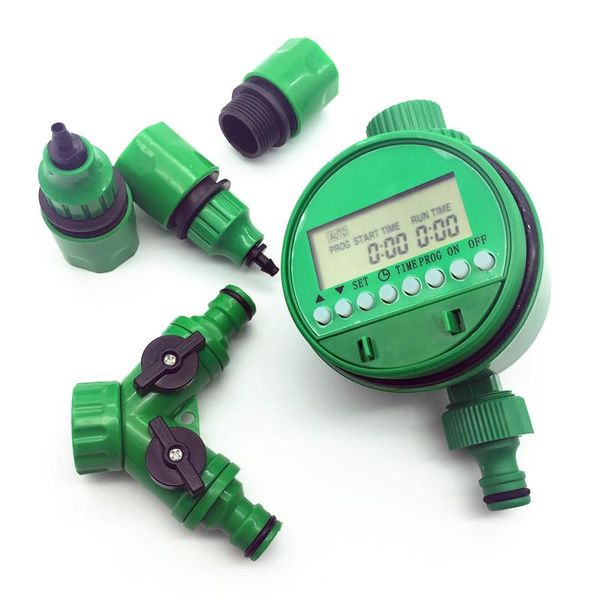 watering equipments 1 set (5pcs) automatic irrigation digital timer y connector 3/4 external threadquick for 4/7 or 8/11mm hose
watering equipments 1 set (5pcs) automatic irrigation digital timer y connector 3/4 external threadquick for 4/7 or 8/11mm hose
