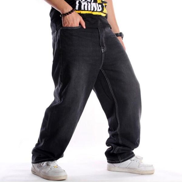 men's jeans loose hip hop mens long trousers seasons tide man colthing baggy pants black denim, Blue
men's jeans loose hip hop mens long trousers seasons tide man colthing baggy pants black denim, Blue