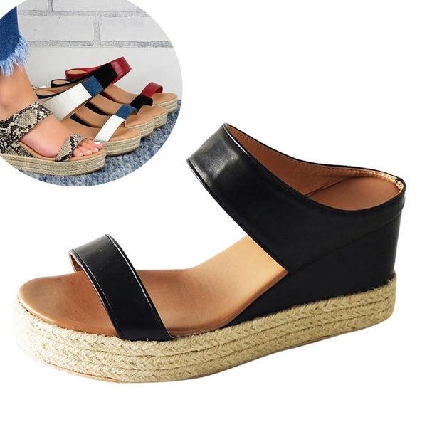 dress shoes women lightweight platform sandals increase ladies rope wedge 2021 summer female comfortable walk big size 43, Black
dress shoes women lightweight platform sandals increase ladies rope wedge 2021 summer female comfortable walk big size 43, Black