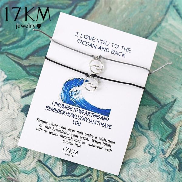 charm bracelets 17km creative adjustable ocean waves couple bracelet gifts for women&men friend fashion alloy rope bangles jewelry, Golden;silver
charm bracelets 17km creative adjustable ocean waves couple bracelet gifts for women&men friend fashion alloy rope bangles jewelry, Golden;silver
