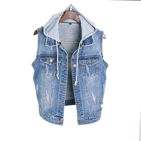 women's vests rlyaeiz 2021 spring short denim vest fashion casual slim blue color single breasted hooded sleeveless jackets coats 4xl, Black;white
women's vests rlyaeiz 2021 spring short denim vest fashion casual slim blue color single breasted hooded sleeveless jackets coats 4xl, Black;white