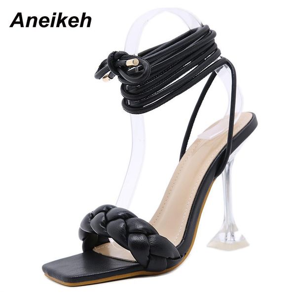 aneikeh 2021 women shoes pu spike heels cross-tied party gladiator lace-up fashion square toe butterfly-knot black size34-40 sandals
aneikeh 2021 women shoes pu spike heels cross-tied party gladiator lace-up fashion square toe butterfly-knot black size34-40 sandals