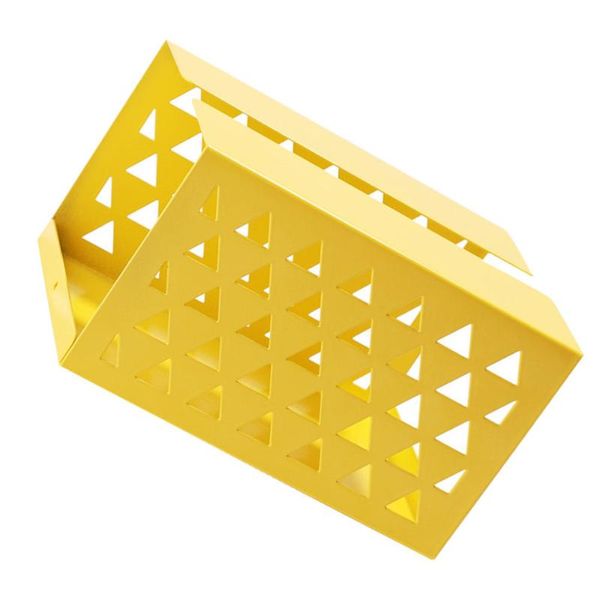 tissue boxes & napkins 1pc decorative box household storage iron craft (yellow) 
tissue boxes & napkins 1pc decorative box household storage iron craft (yellow)