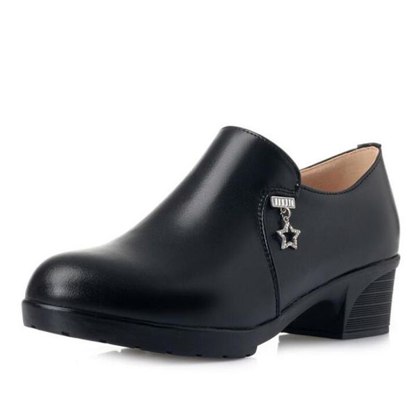 dress shoes cowhide rhinestone genuine leather woman high heel large size spring soft bottom non-slip fashion, Black
dress shoes cowhide rhinestone genuine leather woman high heel large size spring soft bottom non-slip fashion, Black