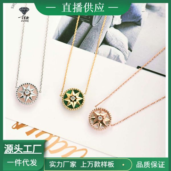star necklace, eight ladies' 925 silver, new lucky turn compass, tiktok pendant, clavicle chain, and live voice.
star necklace, eight ladies' 925 silver, new lucky turn compass, tiktok pendant, clavicle chain, and live voice.
