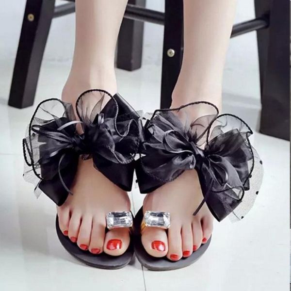 slippers drop 2021 summer bowtie flower flat sandals casual sashion female beach flip flops women grey black shoes zws230
slippers drop 2021 summer bowtie flower flat sandals casual sashion female beach flip flops women grey black shoes zws230
