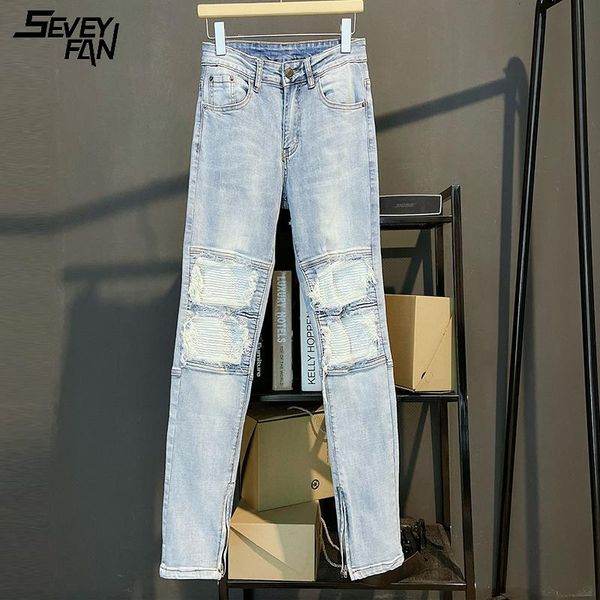 men's jeans ripped moto biker men retro zipper blue slim hip hop harajuku hole jean pants 2021 casual streetwear trousers man
men's jeans ripped moto biker men retro zipper blue slim hip hop harajuku hole jean pants 2021 casual streetwear trousers man