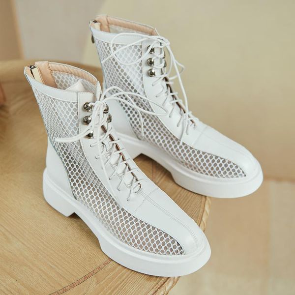 boots women's summer breathable mesh british style 2021 short lace-up flats leather shoes women mid tude, Black
boots women's summer breathable mesh british style 2021 short lace-up flats leather shoes women mid tude, Black