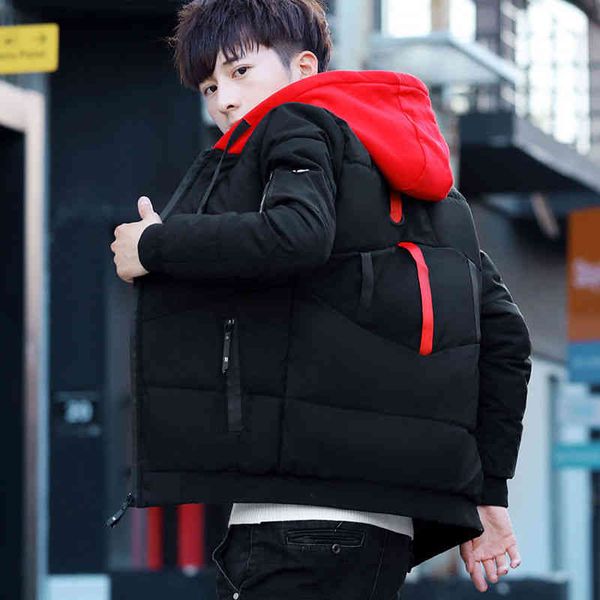 men's 2022 new down et men's winter thickened hooded short korean slim fit young students, Black
men's 2022 new down et men's winter thickened hooded short korean slim fit young students, Black