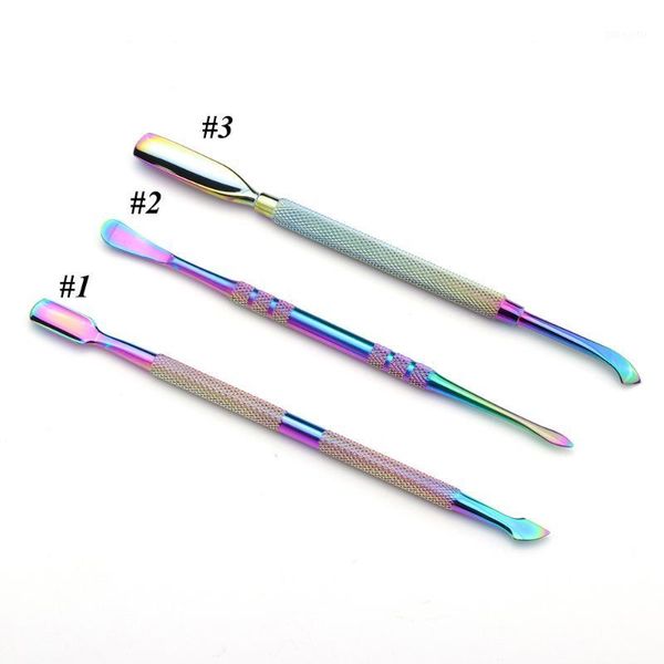 1pcs chameleon stainless steel cuticle remover double end sided finger dead skin push nail pusher manicure care tool ji0621, Silver
1pcs chameleon stainless steel cuticle remover double end sided finger dead skin push nail pusher manicure care tool ji0621, Silver