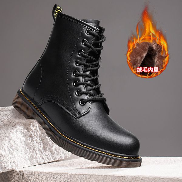 martin boots men 2021 new plush warm high winter british work clothes men's fashion boots men's shoes, Black
martin boots men 2021 new plush warm high winter british work clothes men's fashion boots men's shoes, Black