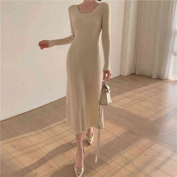 luxury dress 2022 wool over the knee women's autumn and winter loose bottomed black knitted dresses long skirt, Black;gray
luxury dress 2022 wool over the knee women's autumn and winter loose bottomed black knitted dresses long skirt, Black;gray