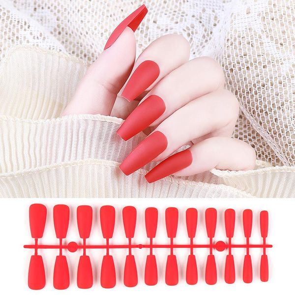 false nails 4 colors/set long ballet frosted full cover matte silky artificial fake tips diy nail art manicure tool 96 pcs, Red;gold
false nails 4 colors/set long ballet frosted full cover matte silky artificial fake tips diy nail art manicure tool 96 pcs, Red;gold